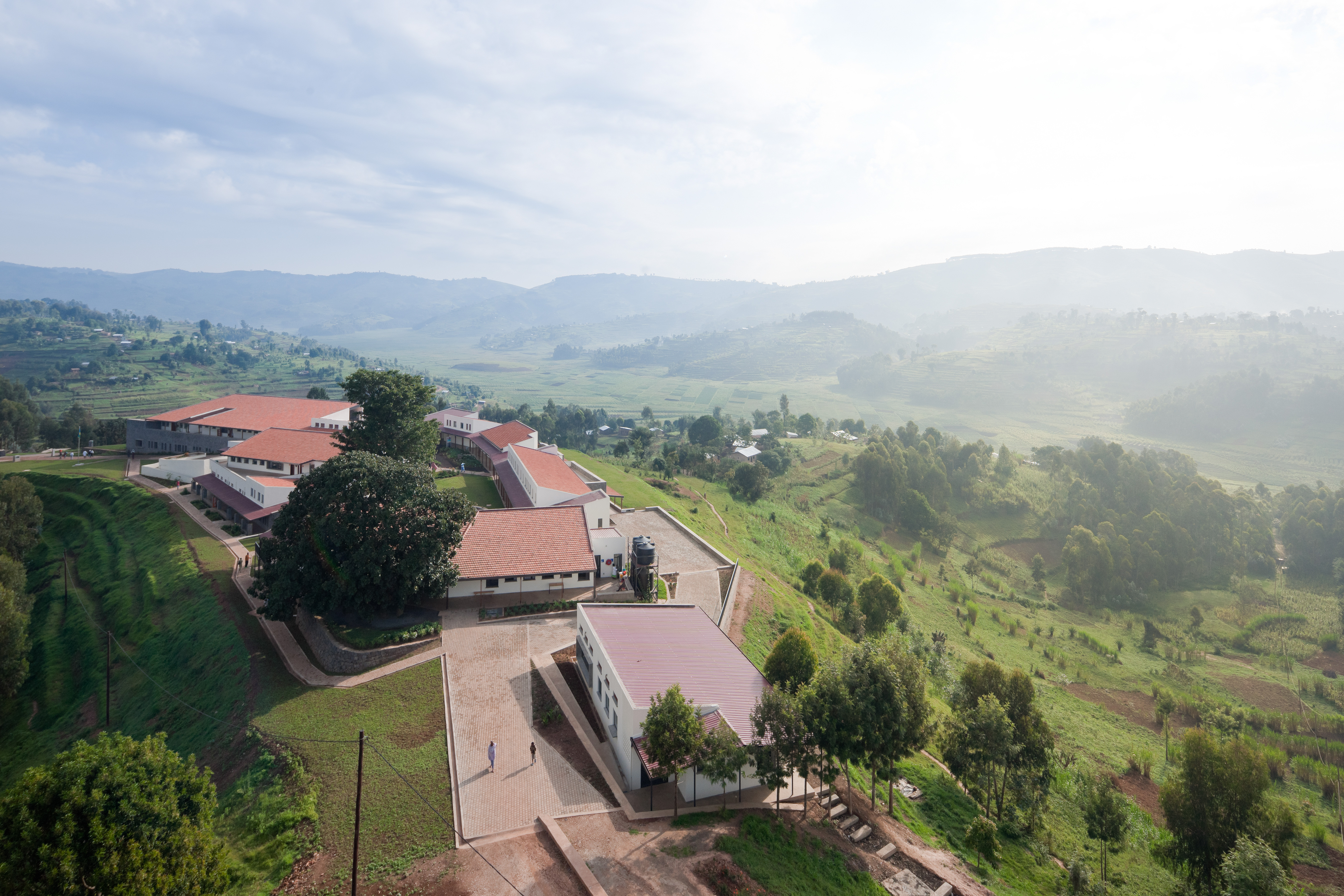 The Butaro Hospital in Rwanda’s Burera District has 140 beds and serves 400,000 people.