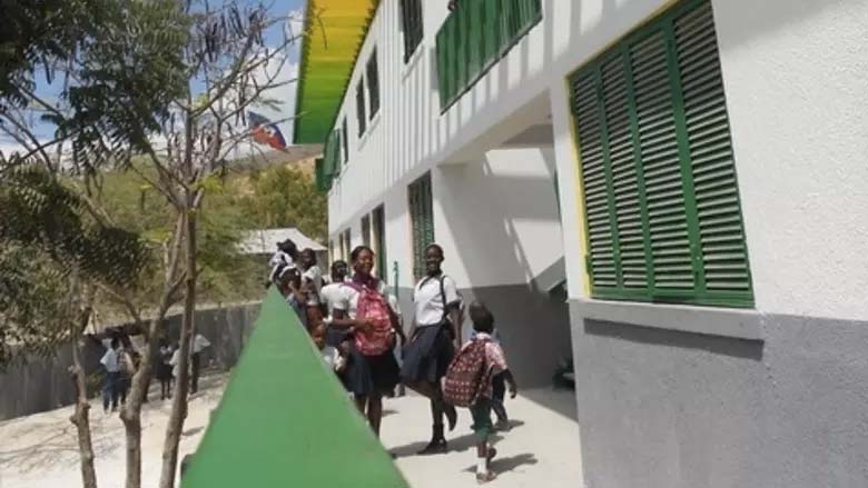 A school in Montrouis, Haiti.